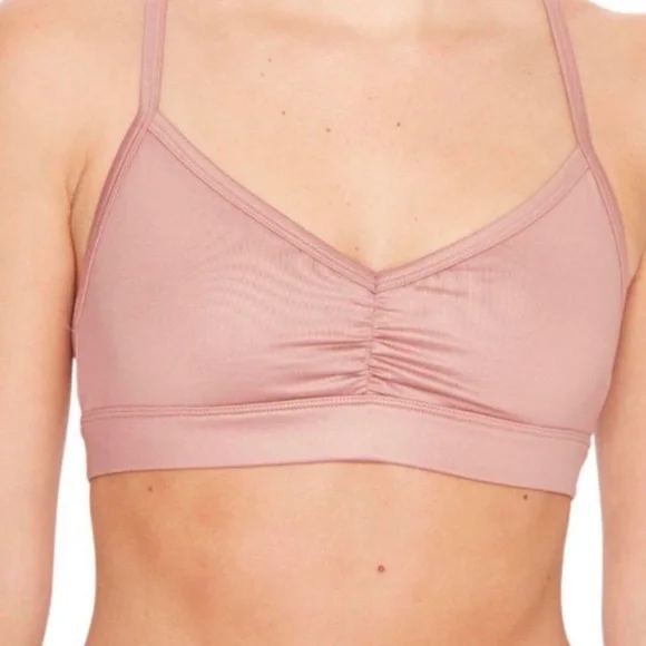 Alo Yoga Sunny Strappy Sports Bra in Light Pink Women's Small - Picture 2 of 6